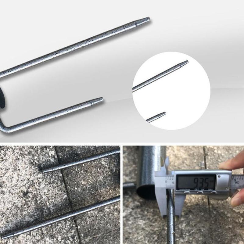 Let opsætning kraftig til park terrasse paraply base jorden strandindsats 35cm udendørs holder bærbar stang justerbar parasol  a8 d 5