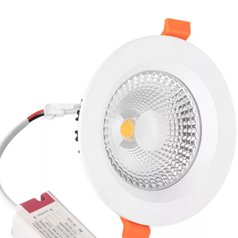 Cob led downlight 5w 7w 9w 12w 20w 24w 30w 35w 40w 220v indbygget led spotlight loftslampe til indendørs belysning hvidt hus