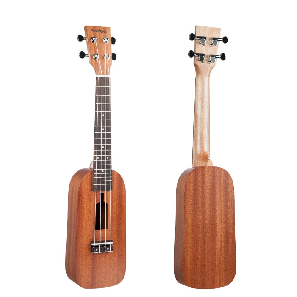 NAOMI 21 Inch Ukulele Bottle Sapele Topboard Backboard Rosewood Fretboard Ukeleles Musical Toy Guitar