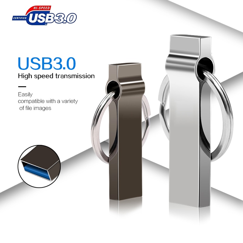 USB-Stick Metall Pen Drive 256GB 128GB 64GB 32GB 16GB High Speed USB Stick 3,0 Stick 128gb flash disk für PC