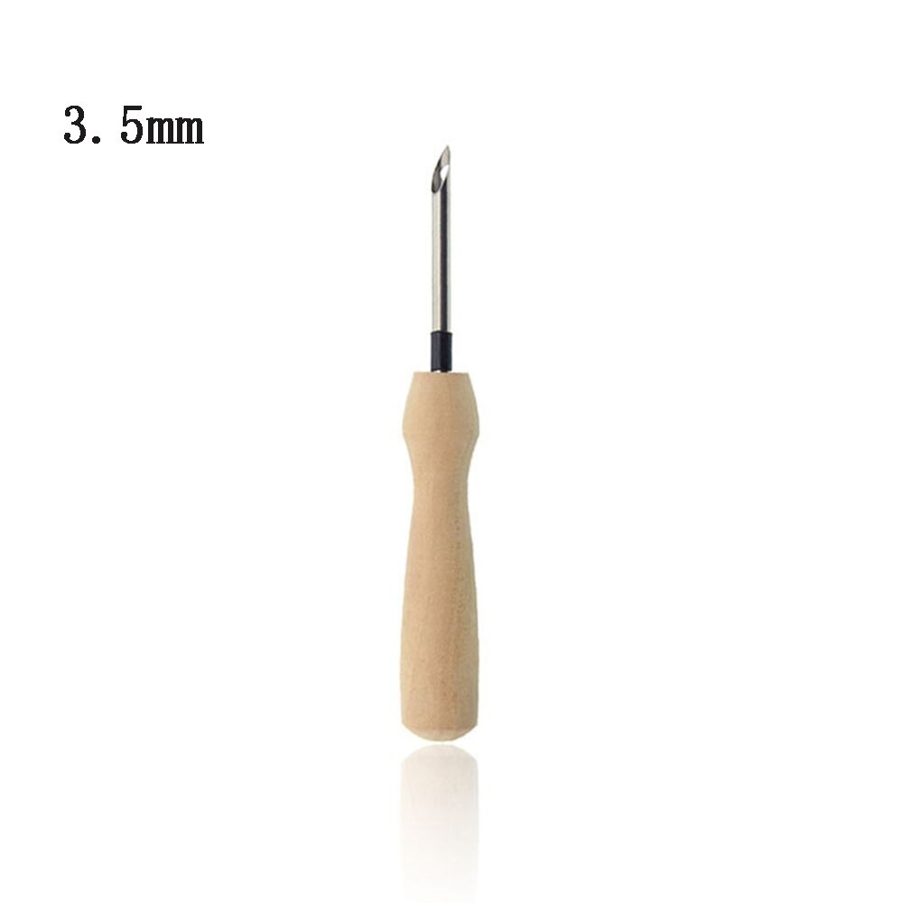 1Pc Adjustable Punch Needle Weaving Stitching Kit Rug Yarn Needle Embroidery Pen Felting Rug Hooking Threader Needles Plastic: 5-3.5mm