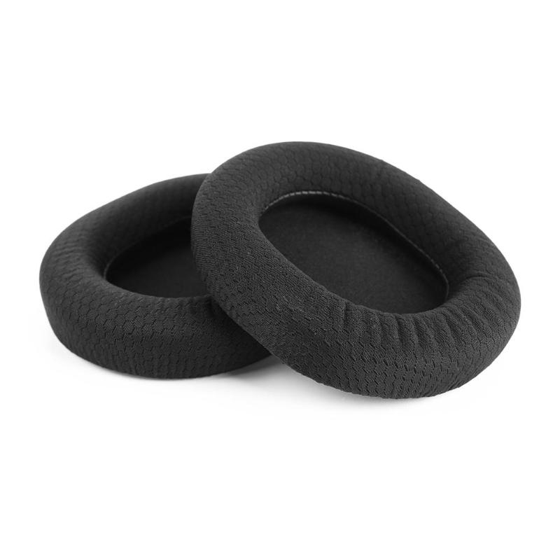 1 par øreputer til edifier  w855 w855bt bt w -855bt 855 headset hodetelefoner øreklokke pute erstatning øreputer erme skinn: Mørk grå