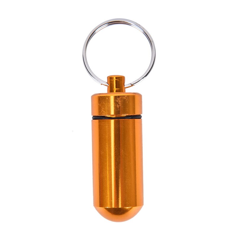 EARasers Waterdichte Oordoppen Sleutelhanger Carry Case - Aluminium Houder Blauw