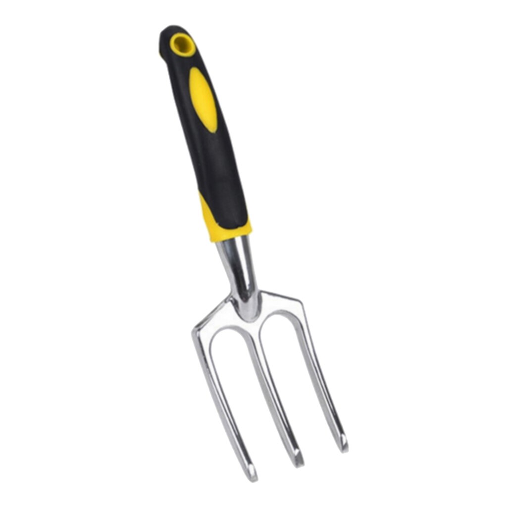 Heavy Duty Garden Hand Fork w/ Ergonomic Comfort Grip for Planting Transplanting