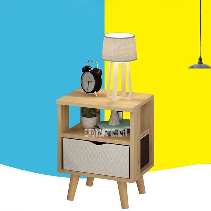 Simple Bedside Table Cabinet Bedroom Locker Economical Nordic Mini Small Apartment Bedroom Nightstands French Modern Locker