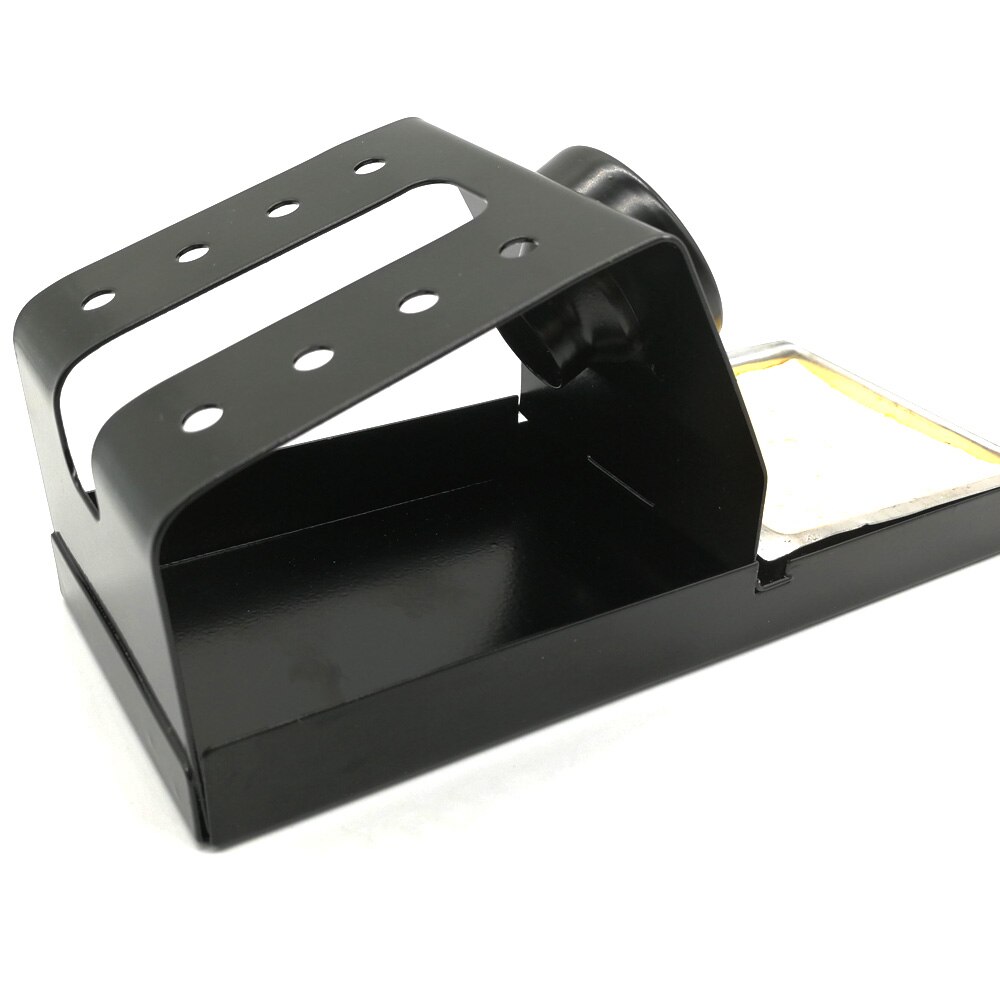 QUICKO C215-Soporte de hierro para soldar de Material metálico con esponja para Estación de soldadura 936, mango de soldadura serie 907 M, 900