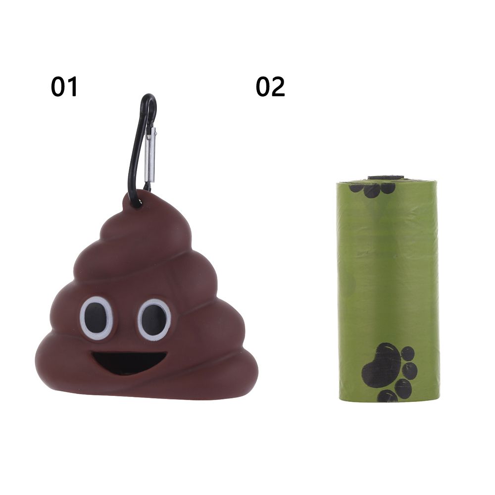 Dispenser per sacchetti di rifiuti per animali domestici portatile Picker sacchetti di immondizia scatola di immagazzinaggio sacchetto di cacca portarifiuti per gatti Dispenser per cani borsa per cacca