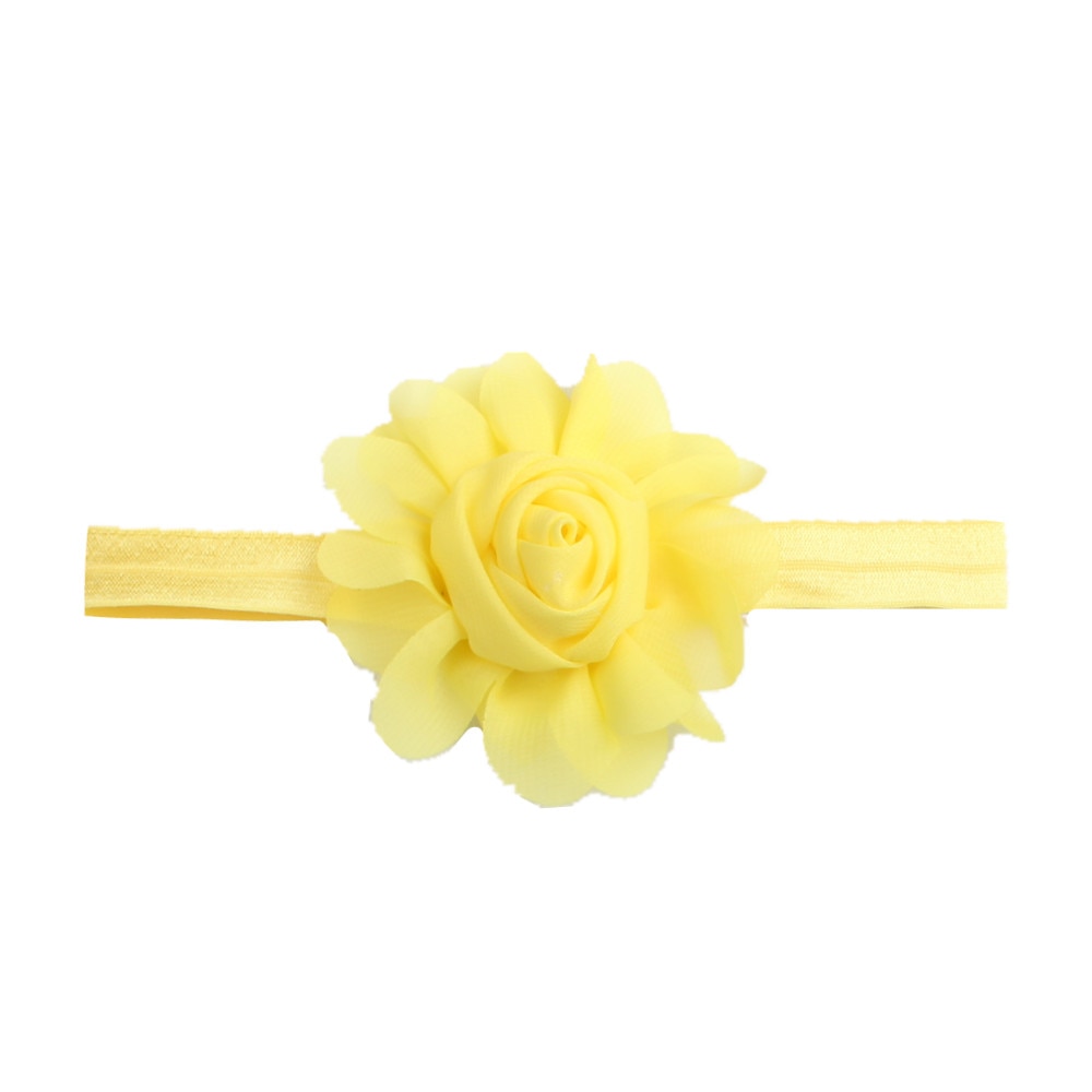 10 farben Baby Mädchen Stirnbänder Blume Haar Band Süße Kinder Haarband Zubehör Chiffon Stirnband Blume Stirnband