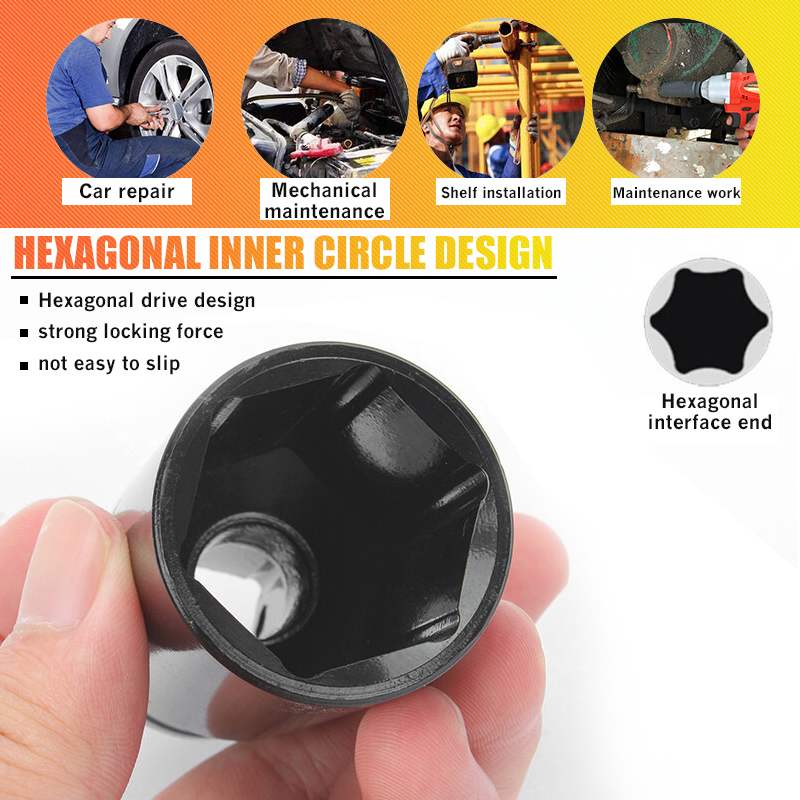 12 in 1 Electric Wrench Screwdriver hex socket head Kits Chuck Drive Adapter Set for Electric Impact Wrench Drill Screwdrivers