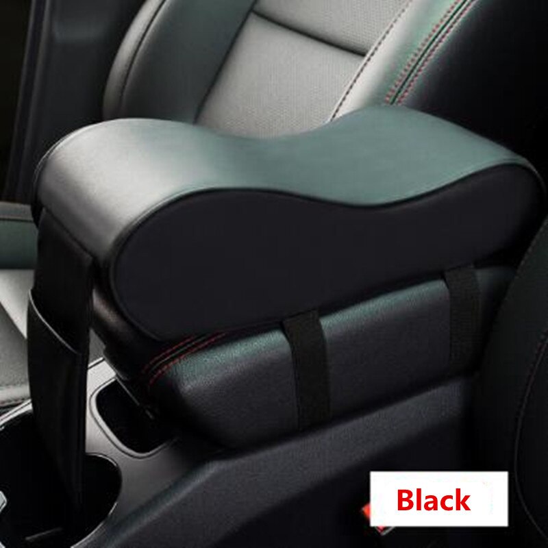 Universal Car Center Console Armrest Pad for SsangYong Actyon Turismo Rodius Rexton Korando Kyron Musso Sports: Black
