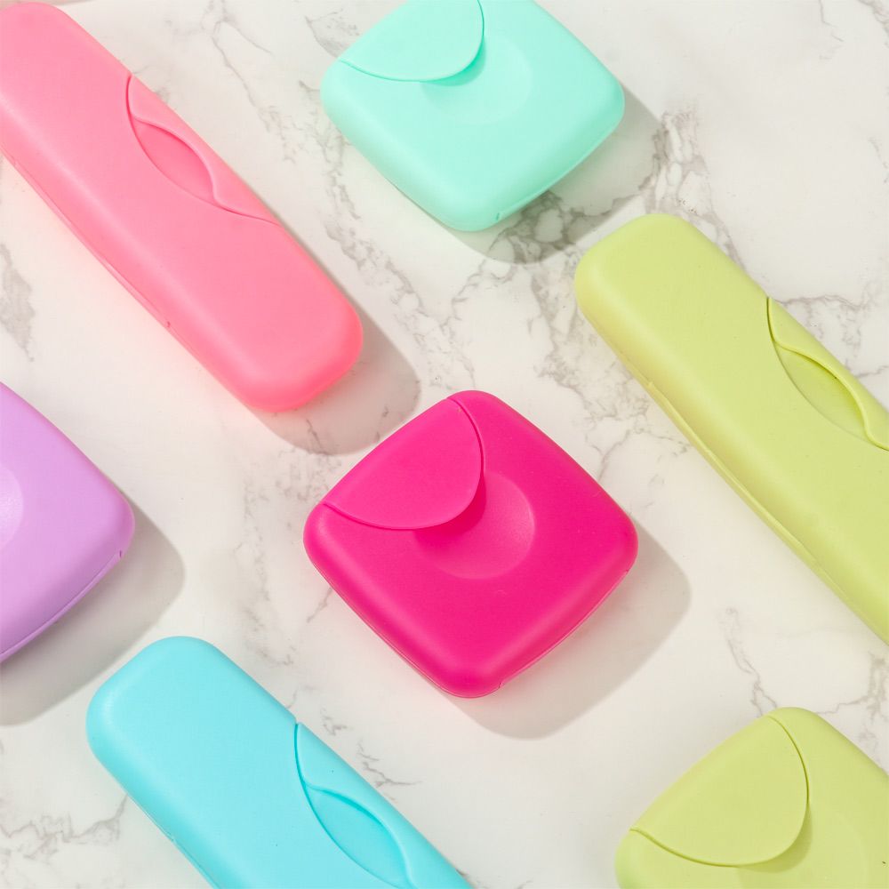 Tampons Opbergdoos Reizen Levert Oortelefoon Case Zeep Dozen Tampon Container Katoen Sliver Organisator Sieraden Houder