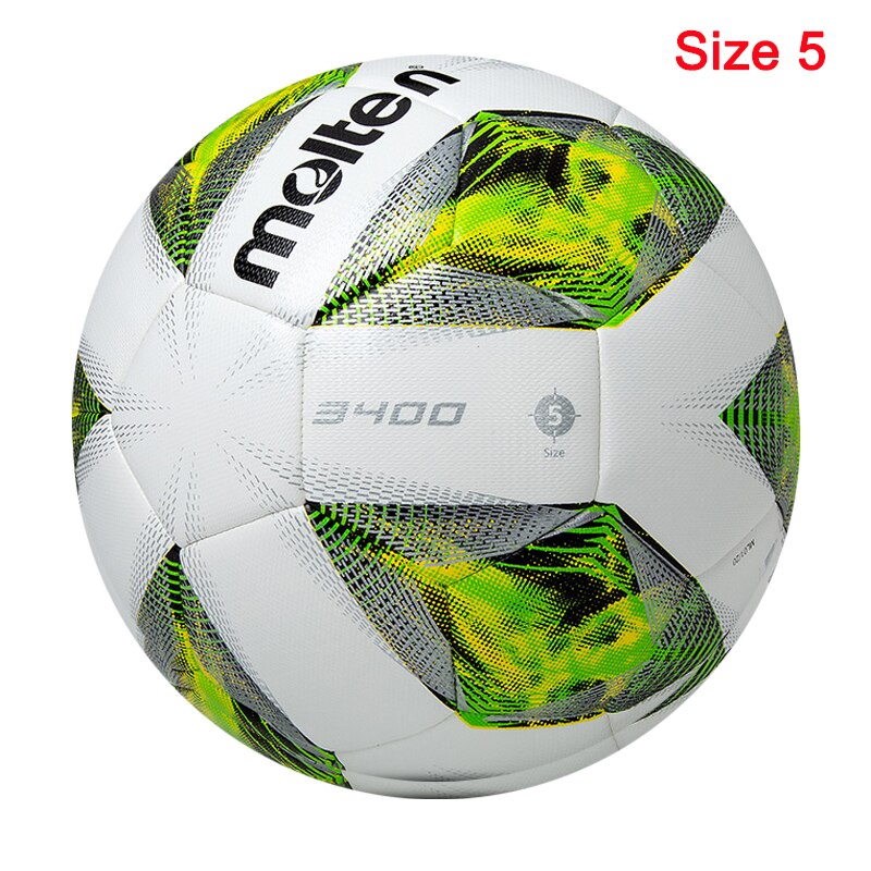 Molten Soccer Ball Original Official Size 4 Size 5 Team Sports Training Match Football League Balls futbol bola: F5A3400-G Size 5