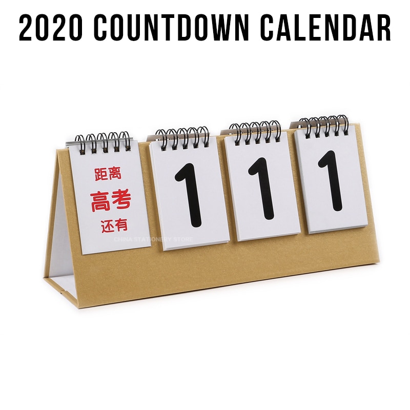 Countdown Kalender Creatieve Herinneren Kalender Kalender Desktop Decoratie Kantoorbenodigdheden