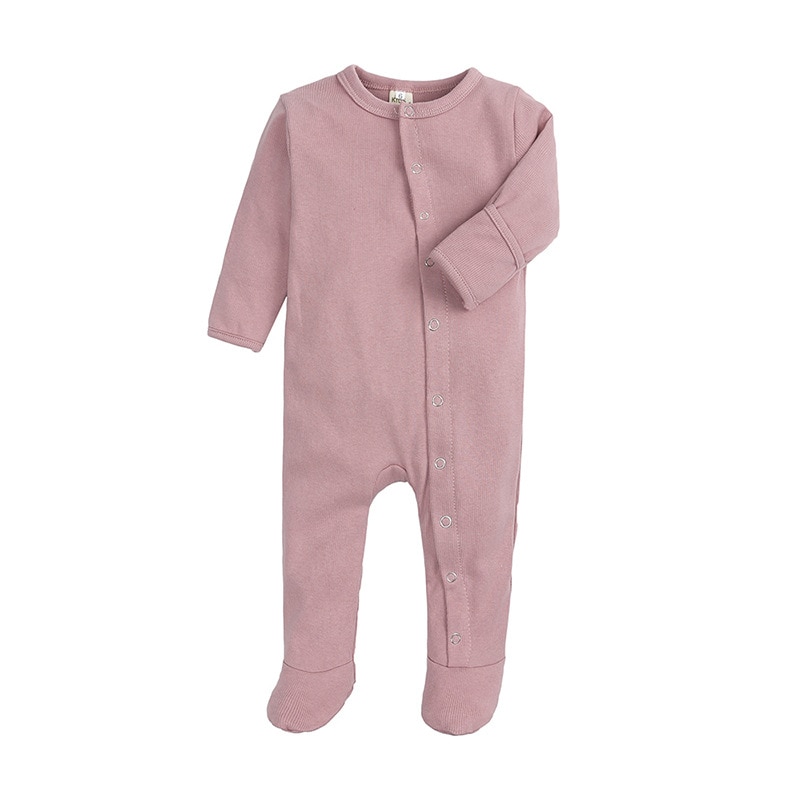 Lente Herfst Baby Jongen Meisje Effen Romper Baby Cotton Lange Mouwen Jumpsuit Peuter Kleding Outfits