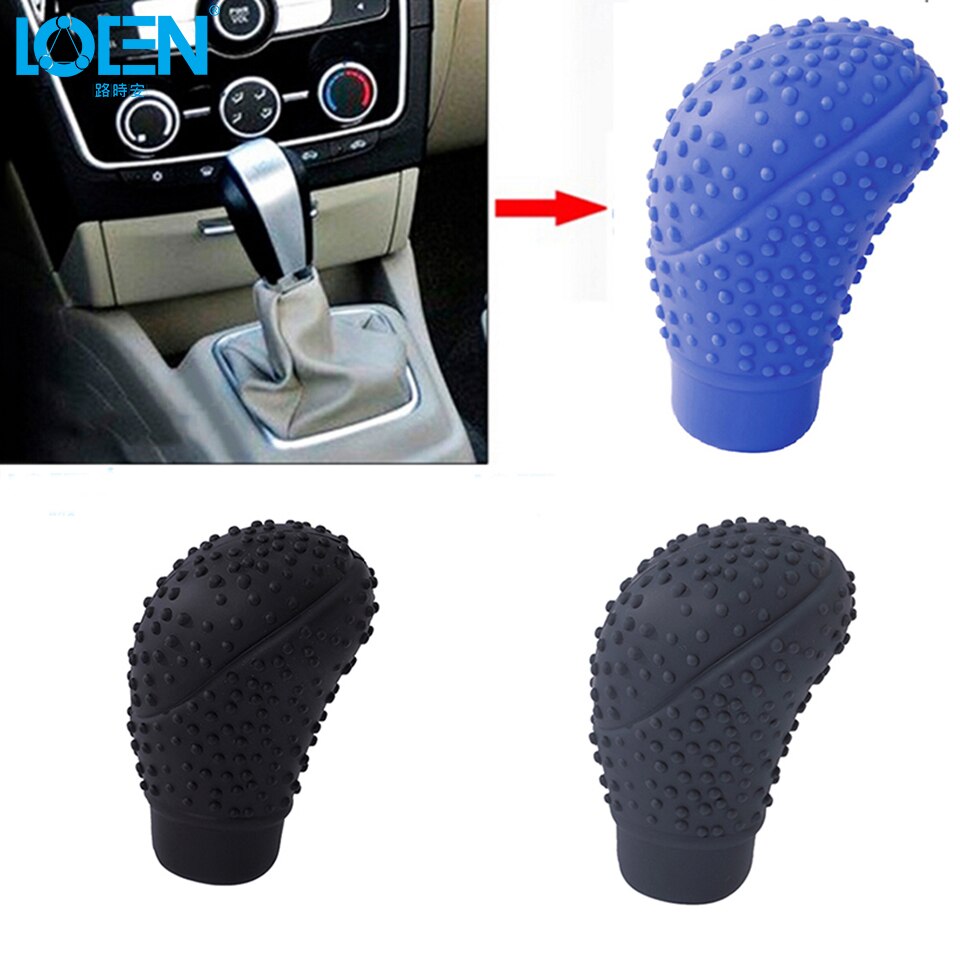 1Pc Auto Snoep Kleuren Universal Antislip Zachte Siliconen Auto Versnellingspook Kragen Schakelhendel Shifter Cover Vervanging auto Styling
