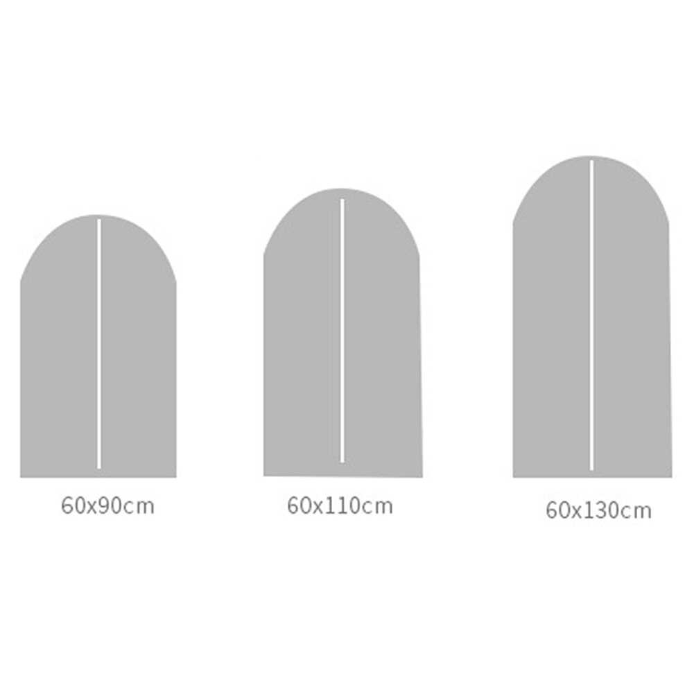 Vêtements housse anti-poussière translucide anti-poussière housse de protection manteau robe veste organisateur suspendu