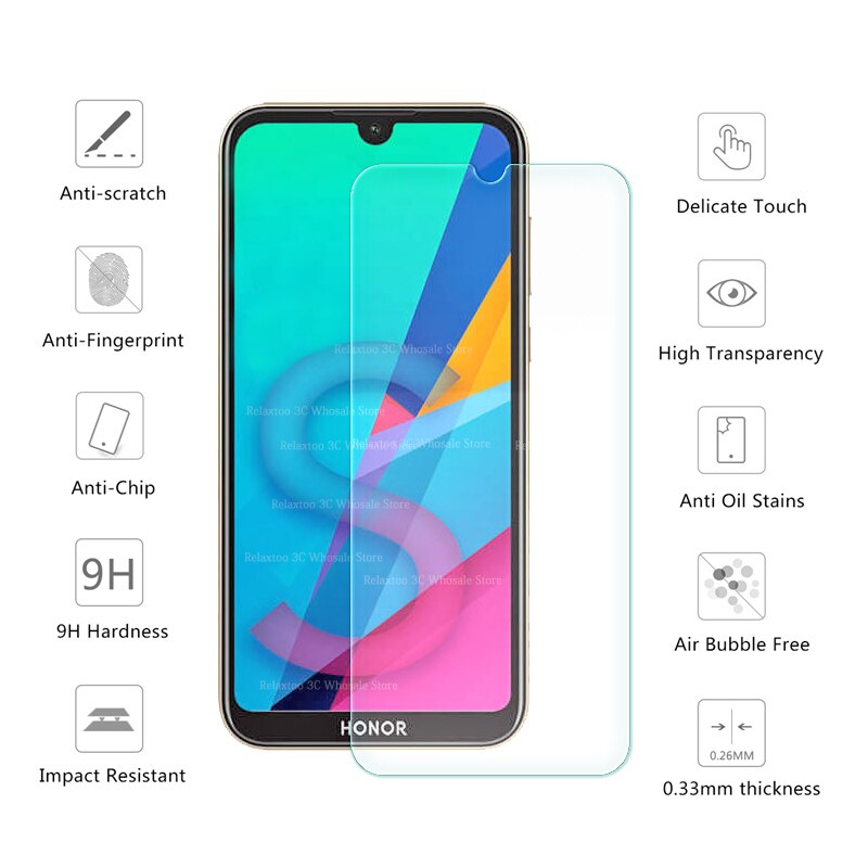 Originele Beschermende Glas Op honor 8 s glas voor huawei honor 8 s 8 s S8 honor 8 s KSE-LX9 5.71 Glas Screen protector veiligheid film 9H