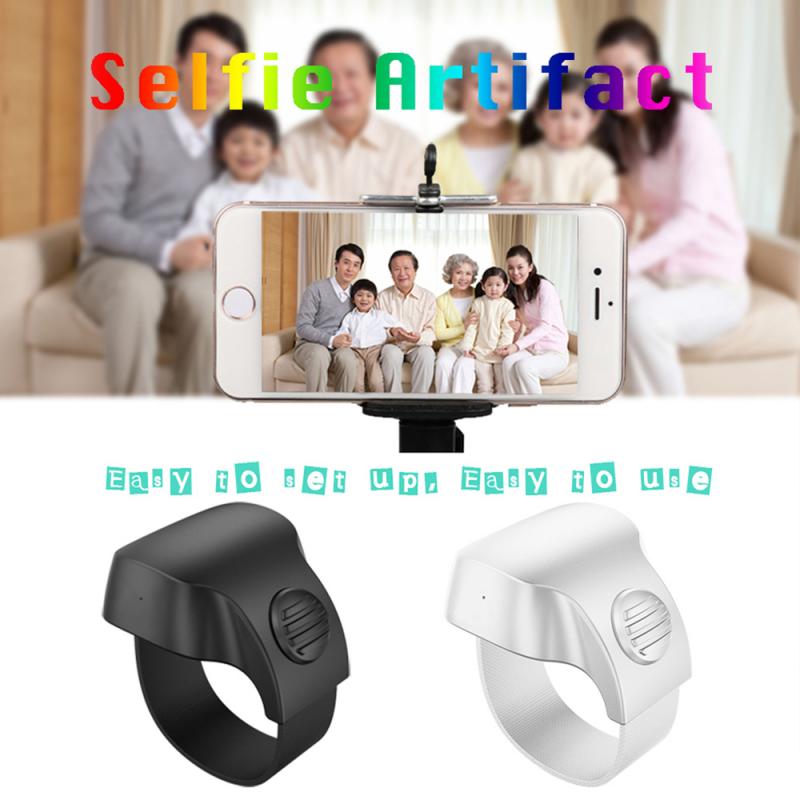 Einstellbare Tragbare Geräte Clever Finger Ring Telefon Bluetooth Fernbedienung Foto Empfindliche Reaktion Selfie Telefon Zubehör
