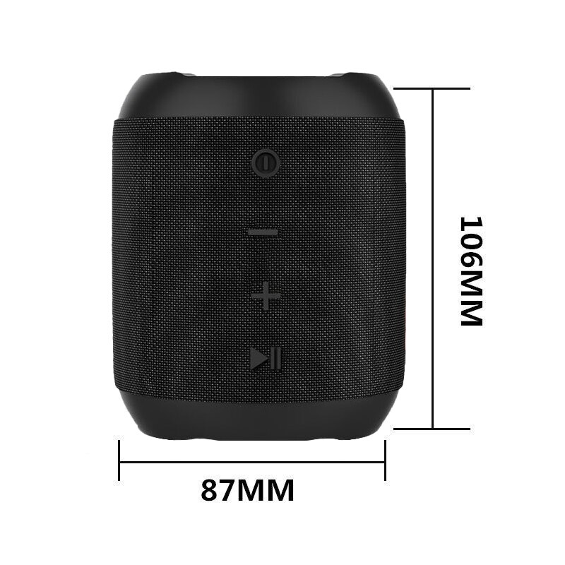Bluetooth 5.0 højttaler med tf kort afspilning aux input play subwoofer tws trådløse loundpeakers bærbar højttaler