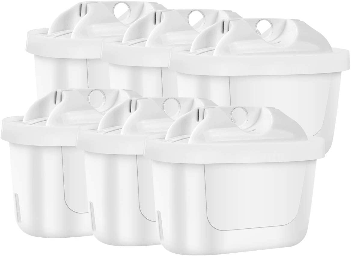 Replacement Water Filter Cartridge for Compatible with Brita Maxtra+,Cartridges for All Old BRITA Water Filters: white 6pack