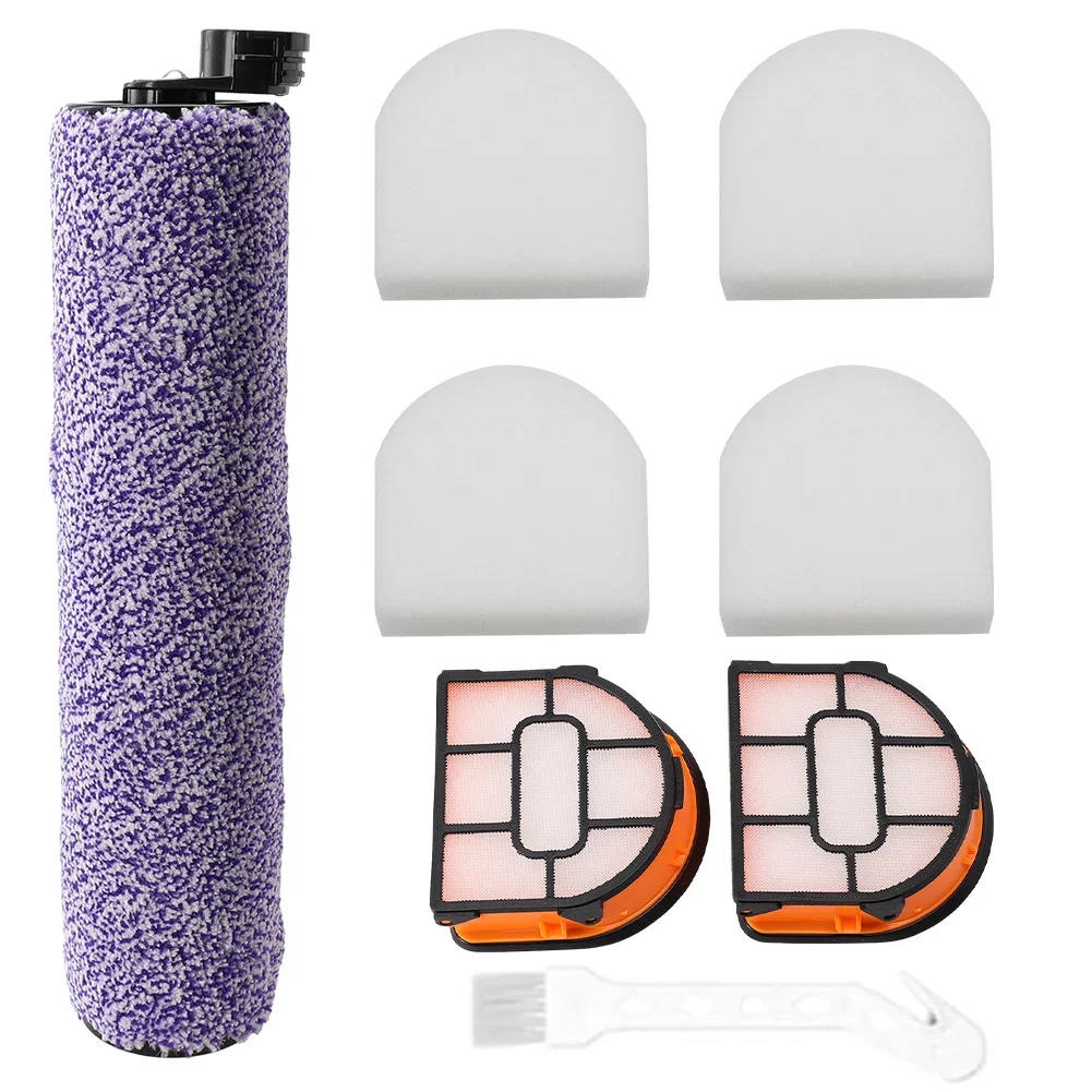 1sets Brushroll Schuimfilters Reinigingsborstel Voor Shark WDB1F2 Voor HydroVac XL 3-In-1 Stofzuiger Vervangen Reinigingsgereedschap: Clear