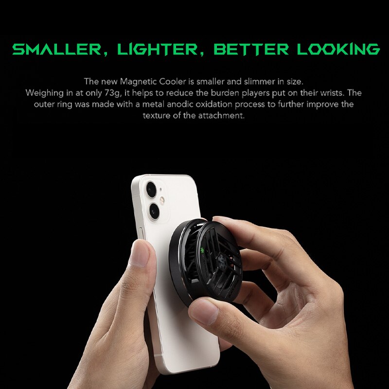 Black Shark-enfriador magnético Original, radiador de teléfono para iPhone 12, Rog, 5, OnePlus 9, 9R, 9 Pro