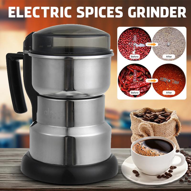 Electric Coffee Grinder Food Spices Cereal Nut Bean Grain Grinding Machine Multifunction Home Coffe Grinders