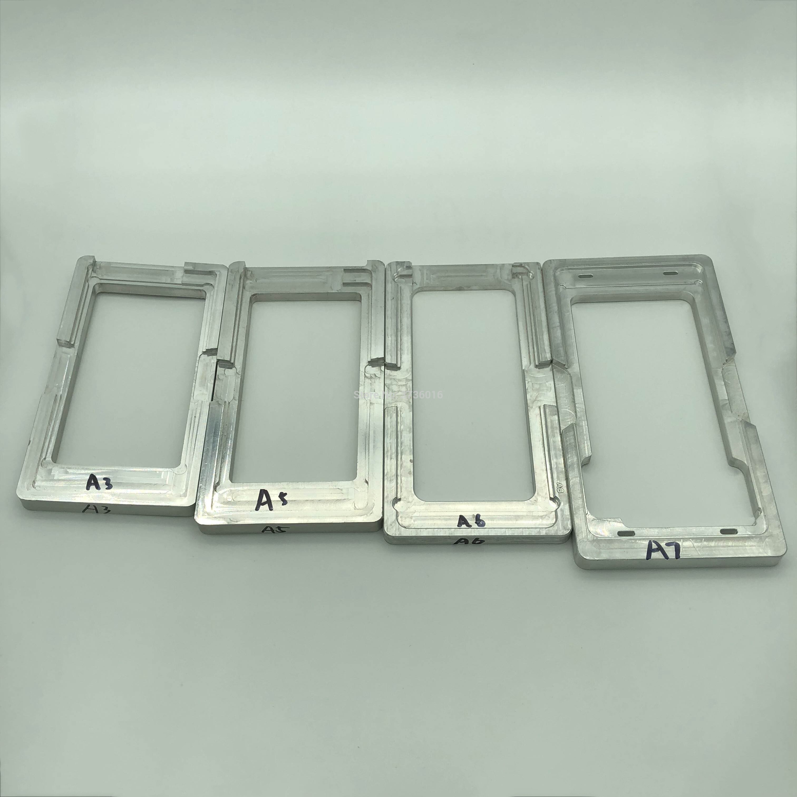 Uitlijnmal voor het positioneren van het samsung  a3/a5/a6/a7- scherm, oca lcd-laminering, reinigingsmal voor reparatie van mobiele telefoons