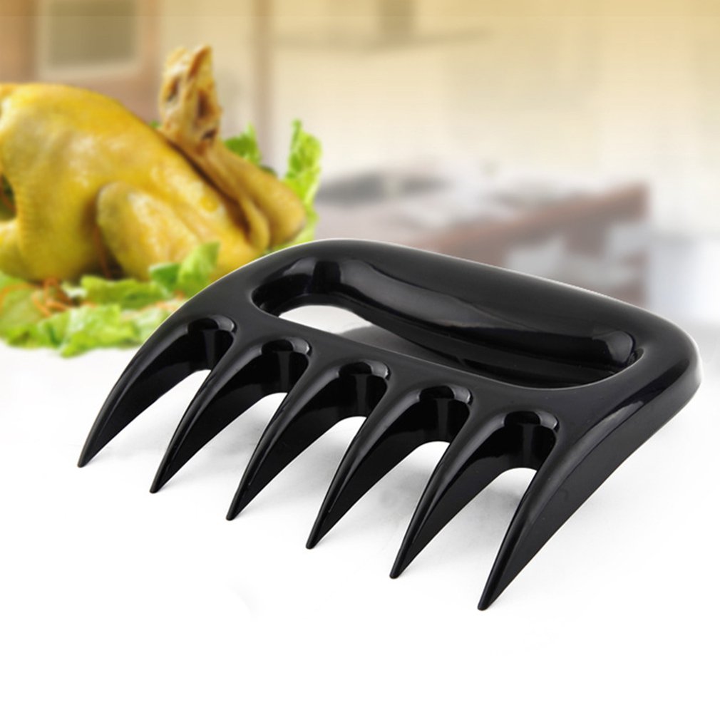 1Pcs Vlees Shredder Barbecue Vork Bear Claw Vlees Separator Handvat Keuken Voedsel Vork Vlees Slicer Bbq Grill Vlees Handler keuken Fo