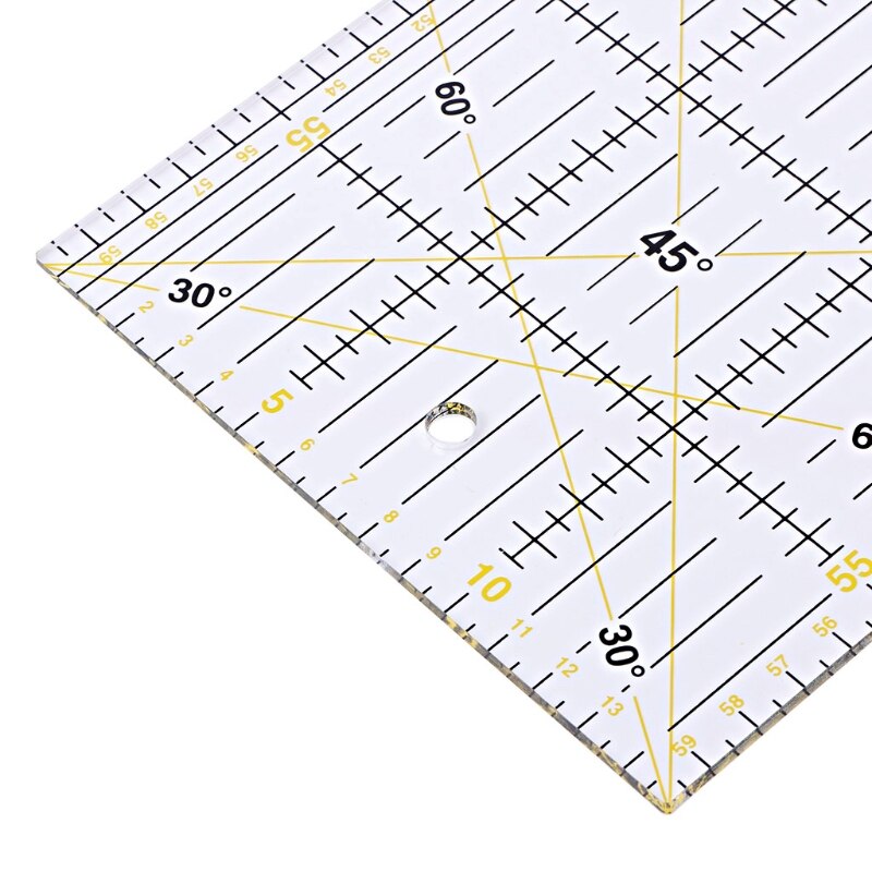 30/45/60Cm Quilten Naaien Patchwork Liniaal Snijgereedschap Dikke Transparante Diy
