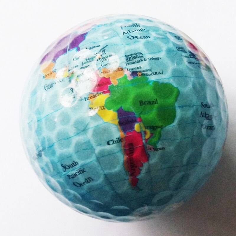 Golf practice Balls Globe Map