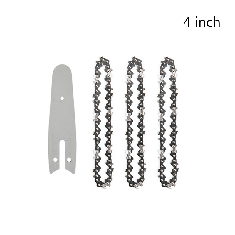 4 6 Inch Chains for 4/6 Inch Electric Saw Chainsaw Chain 6 Inches Electric Saw Parts,4 6 Inch chainsaw guide plate: 4 inch-D