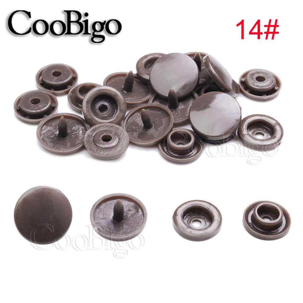 50Sets Round Plastic T5(12mm) Snaps Button Fasteners Quilt Cover Sheet Button Garment Accessories For Baby Clothes Clips: 14