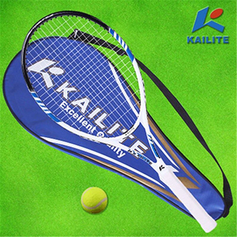 Brand Carbon Tennis Racket Racquet Raquete Carbon Fiber Handle with Strong Flexible Tennis String: White