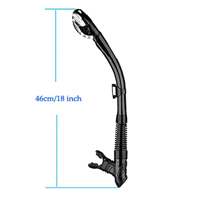 Breathing Tube Full Wet Flexible Silicone Mouthpiece Diving Snorkeling Gear PVC Swimming Breathing Tubes