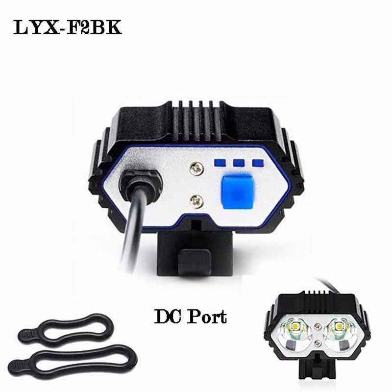 Fiets Licht 3 Modi Werken Weg Mountainbike Led Verlichting 2T6 Mtb Koplamp 2000 Lumen Cycle Koplamp Rijden E-fiets Accessoires