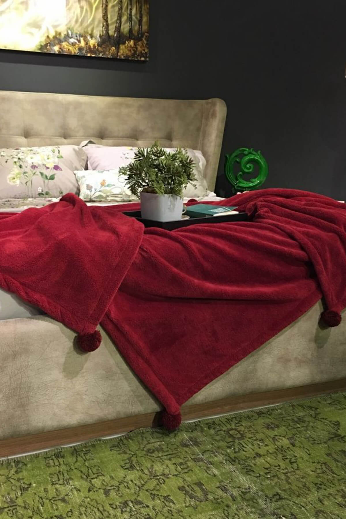 Fleece Blankets and Throws Adult Thick Warm Winter Blanket Home Super Soft Quilt Luxury Solid Blankets Bed