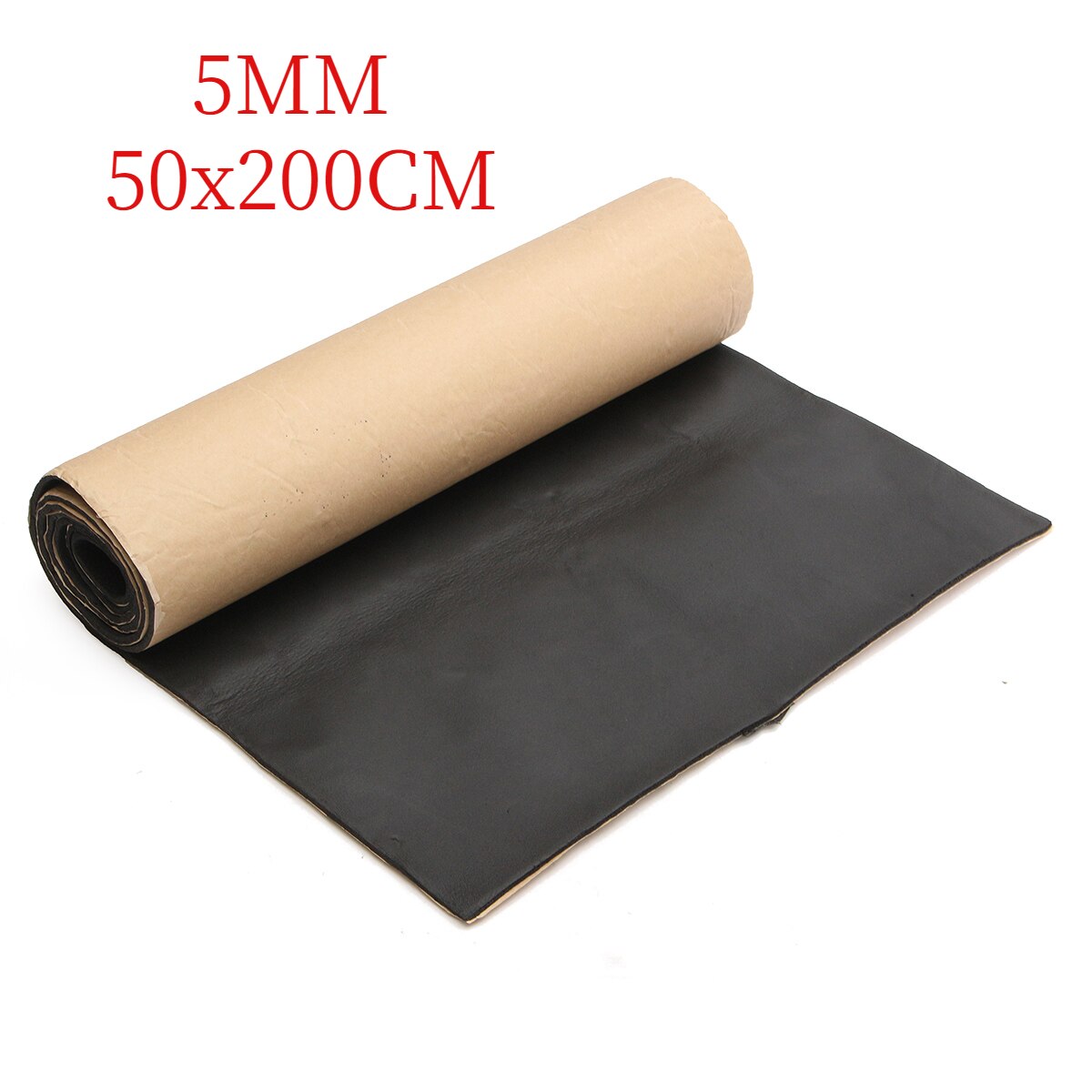 Isolamento térmico de algodão, isolamento acústico para carro, absorve o calor, espuma, isolamento térmico, algodão, 3/5/6/10mm, espessura 100/200cm: Vermelho