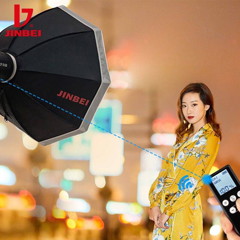 JINBEI EF-RC 2.4G Wireless Remote Shutter Controller Channel and Group Portable Compatible Continuous Light EFII60 EF-150/200