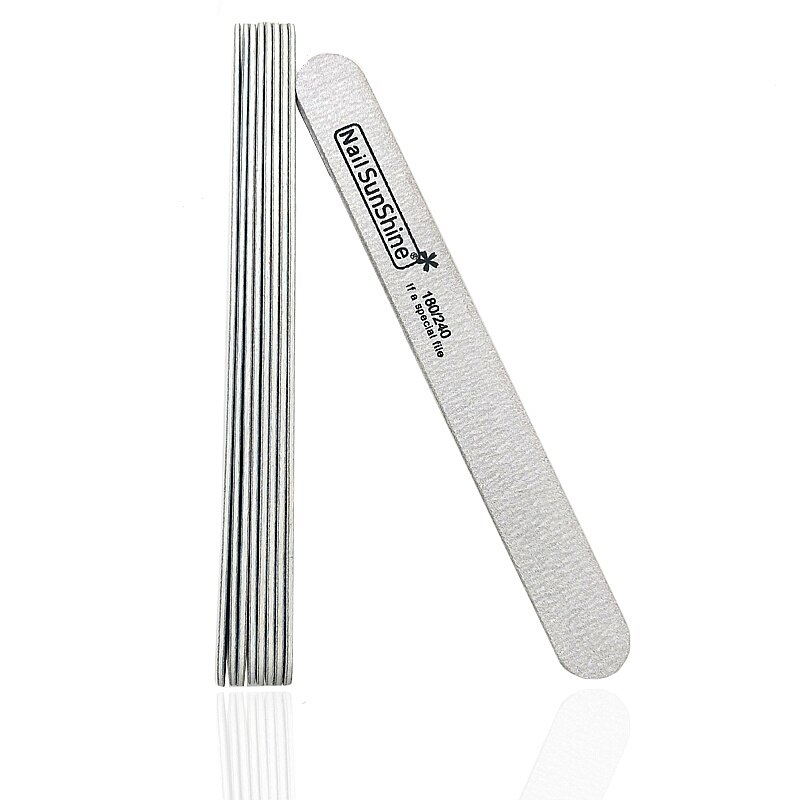 Arquivo de unha profissional 100/180/240/320 lixa arquivo de lixa de lixa arquivo de polimento unhas moagem equipamento manicure arquivo