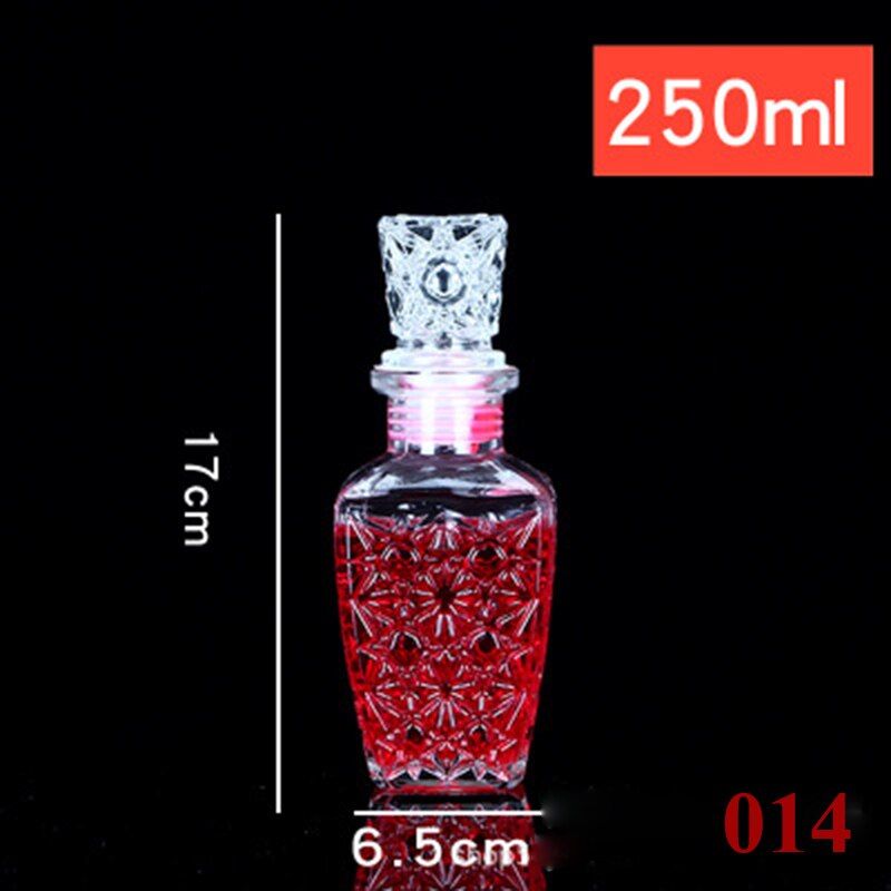 1 Pcs small size classical whiskey wine glass bottle clear wine Decanter GLA-140: 014
