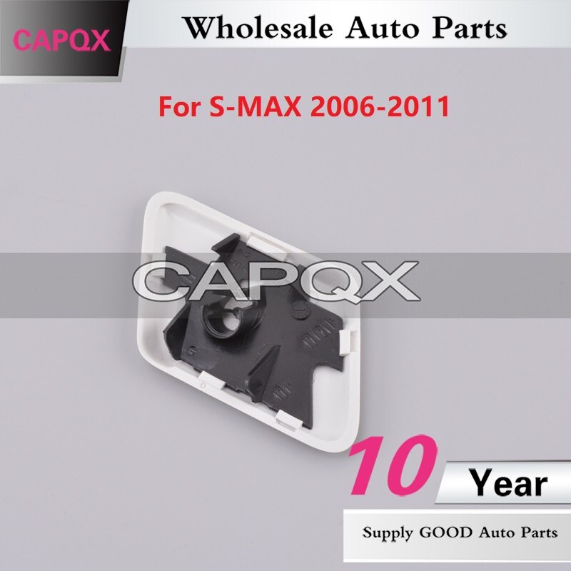 CAPQX For Ford Mondeo MK4 2007 S-MAX 2006 Headlight Washer Nozzle Water Spray Nozzle Jet Lid Washer Cover Cap Shell