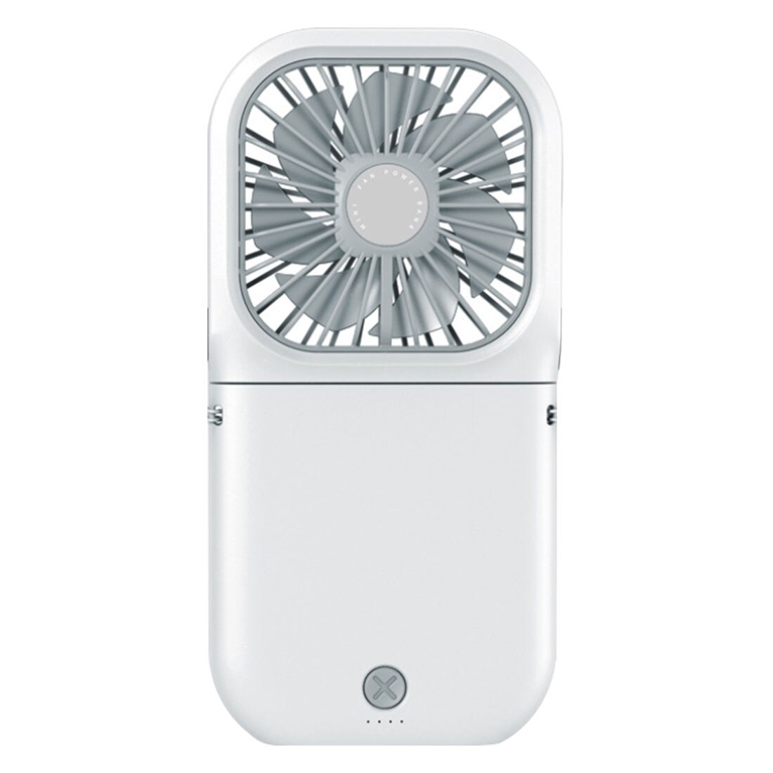 Mini Usb Ventilator Elektrische Pocket Air Cooling Fans 3 Speed Verstelbare Home Office Outdoor Fan Handheld Kleine Pocket Fan Ventilador: A white