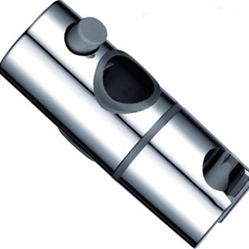 Justerbar 24-25mm bruser glidestøtte bar badeværelse abs krom plast brusestang skydeholder vandhane badeværelse tilbehør: Forkromet 25mm