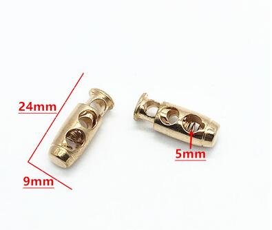 Metall Schnur Schloss Schnur Stopper Schaltet Clip Bekleidung Bungee Schnur Schloss Doppel-und Einzel Zubehör Kleidung Push-Lock Clips 5 stücke: J