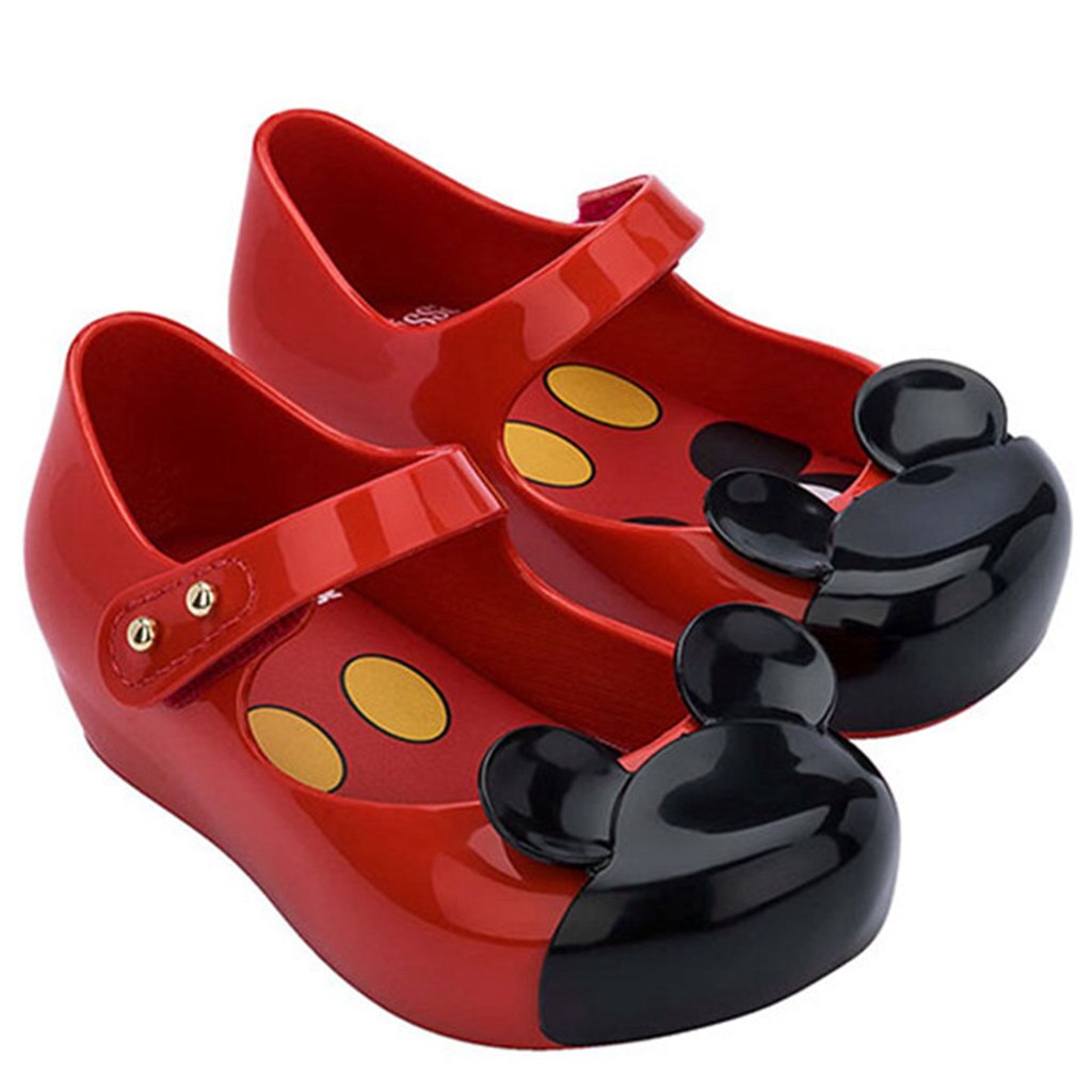 Mini Mlsa-zapatos de ratón clásicos para niña, sandalias de playa antideslizantes con dibujos animados, novedad de verano,