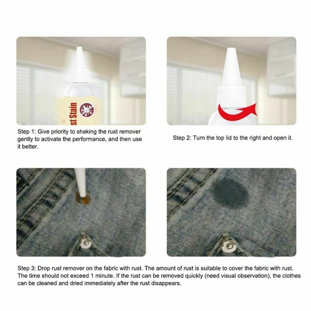 50ML Clothes Rust Remover Spray Rust Inhibitor Maintenance Kitchen Foam Tools Paint Cleaning Laundry Stains Cleaning Y7C9