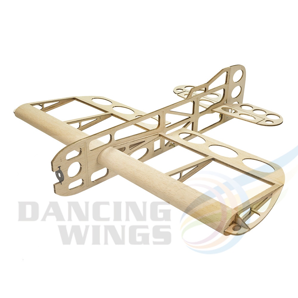 Balsahout Vliegtuig Model Geebee 600Mm Spanwijdte Balsa Kit Woodiness Model/Houten Vliegtuig Voor Hand Entry niveau Building