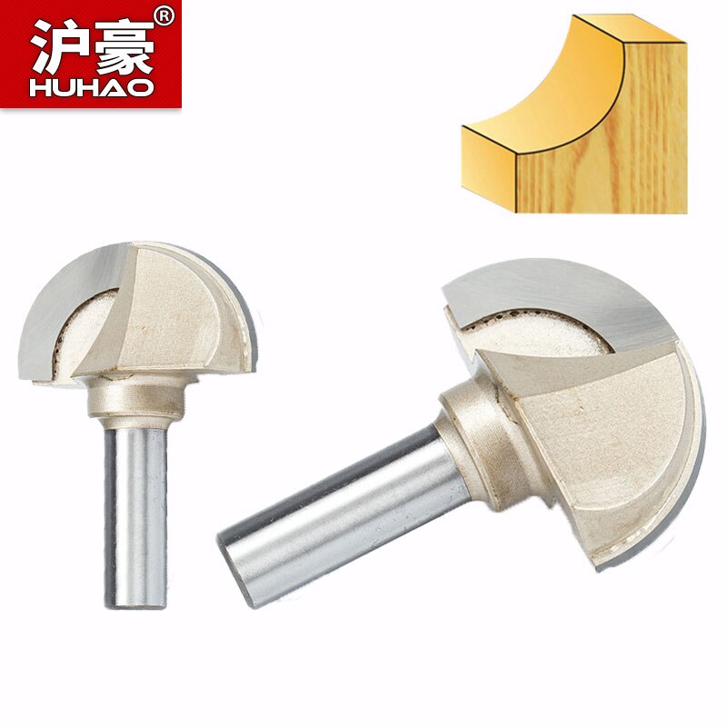 HUHAO 1pcs 6/8mm Shank Double Edging Router Bits for Wood Cove Box Bit CNC Milling Cutter Carbide Woodworking Tools