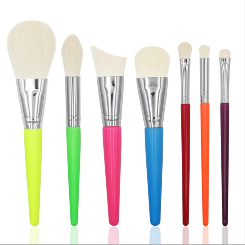7Pcs Make-Up Kwasten Tool Set Cosmetische Oogschaduw Foundation Blush